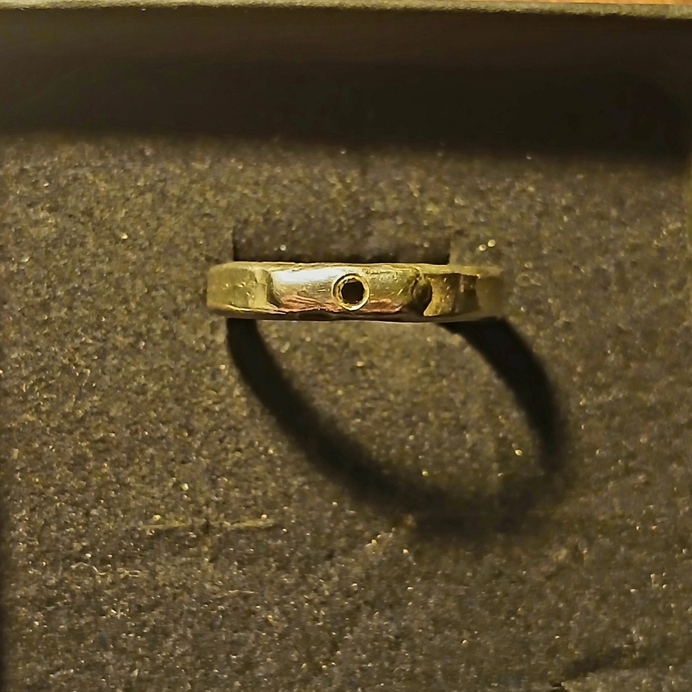 Black Diamond Sterling Silver Ring
